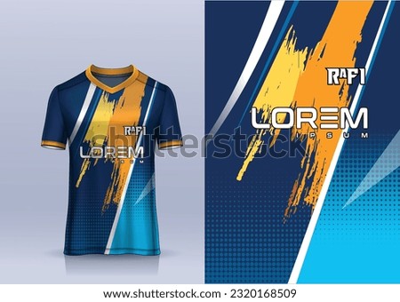Sports t-shirt jersey design concept vector, sports jersey concept with front view. New Cricket Jersey design concept for soccer, Badminton, Football and volleyball