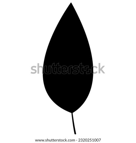 Leaf icon vector. Plant illustration sign. Tree symbol or logo.