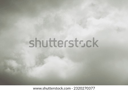 Sky with moving clouds - Design background with free space