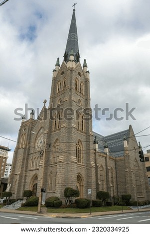 The Gothic Revival style Roman Catholic Cathedral of Saint Andrew in Little Rock, Arkansas, United States Royalty-Free Stock Photo #2320334925