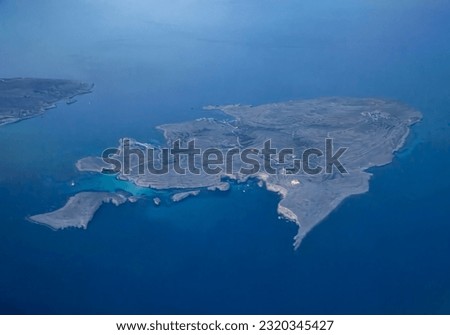 The coast of the island of Comino, Malta in the Mediterranean Sea Royalty-Free Stock Photo #2320345427