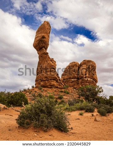 Balanced Rock in Arches National Park near Moab Utah
 Royalty-Free Stock Photo #2320445829
