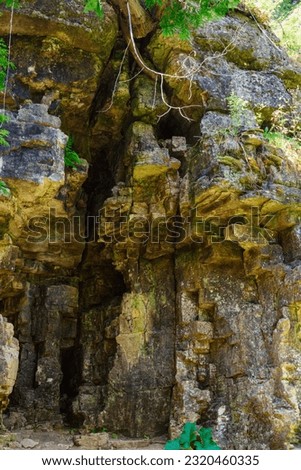 Maribel Cherney caves in Wisconsin, USA
