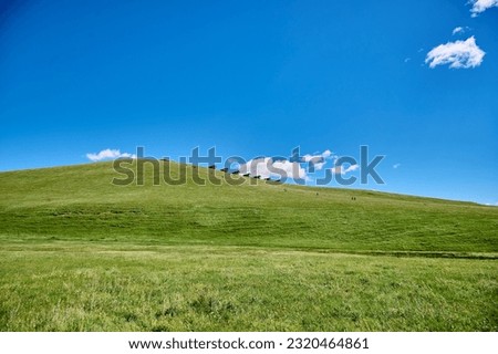Hulunbeier grassland in Inner Mongolia, bivouac area,campsite trips Royalty-Free Stock Photo #2320464861