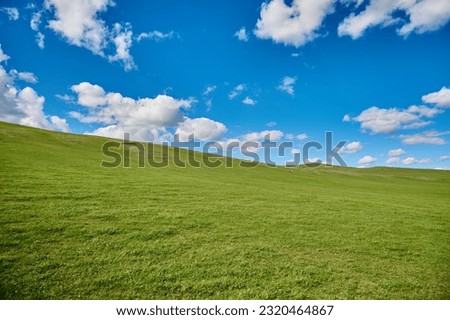 Hulunbeier grassland in Inner Mongolia,Sky and grassland Royalty-Free Stock Photo #2320464867