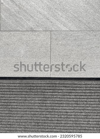Gray tiles and stones outdoor