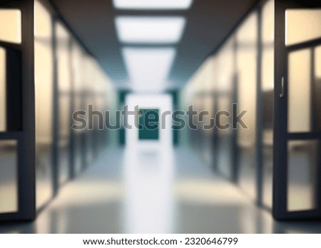 Out of focus Office Open Corridor blurred Background