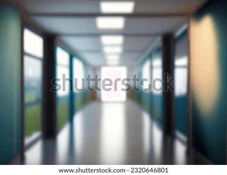 Out of focus Office Open Corridor blurred Background