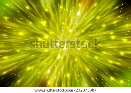abstract gold background. explosion star with gloss and lines