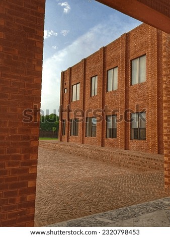 the red bricks enhance the beauty of the magnificent buildings even more 