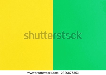 Yellow and green colors in one photo.