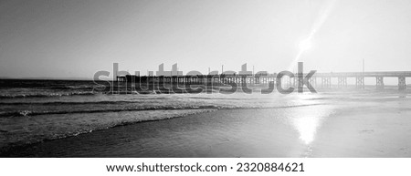 Newport Beach, California Pier Sun Rays