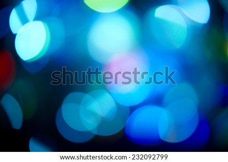 Colorful circles of light abstract background