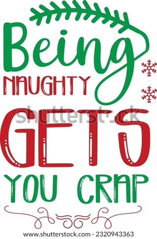 Christmas Svg Quotes Design Vector