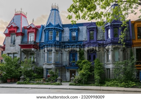 Montreal's Plateau Mont-Royal is a chic and trendy area Royalty-Free Stock Photo #2320998009