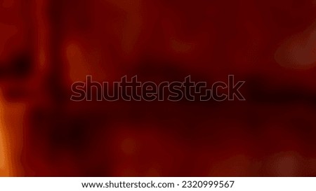 dominant red color in photo blur
