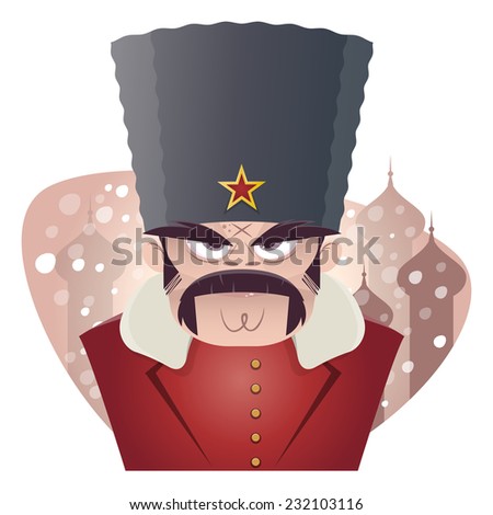 angry russian or soviet man