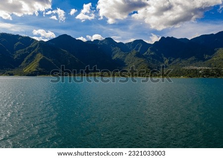 San Pedro La Laguna Guatemala Lake Atitlan Drone Photo