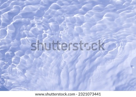 Water flows on the surface and forms bubbles and patterns. Water pattern. Watermark illustration.