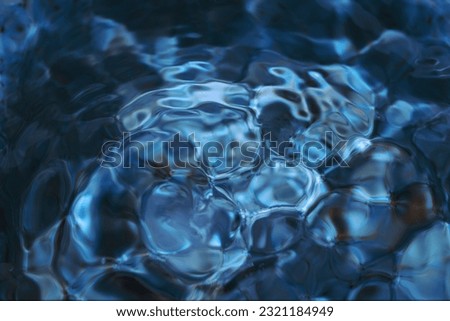 Texture of water surface (macro photo)