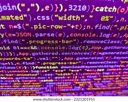 Popularity of programming languages are catching up for significant groups of developers. Web or application development, business and technology concept. Programm