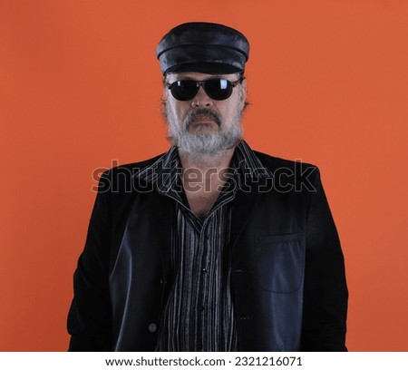 brutal european bearded old man hipster