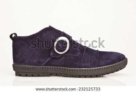 Male shoe isolated