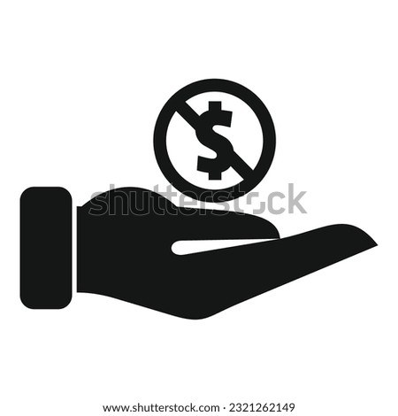 Care payment icon simple vector. Card error. Sale machine