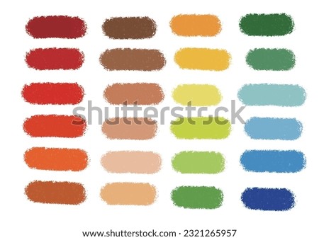Texture point color underline for crayons that are good to use Royalty-Free Stock Photo #2321265957