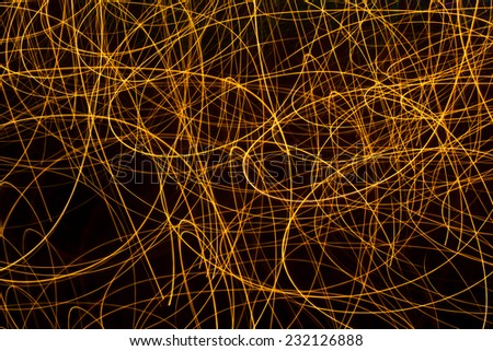 Slow and speed light painting background
