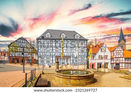 Old city of Korbach, Hessen, Germany 