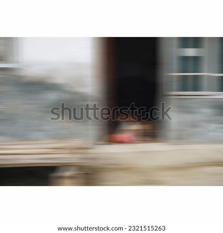 Defocused abstract background of house