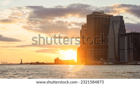 Each sunset in New York City is amazing