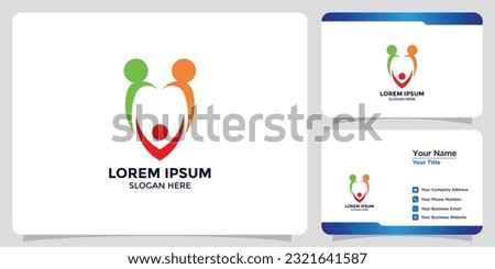 community design logo and business card