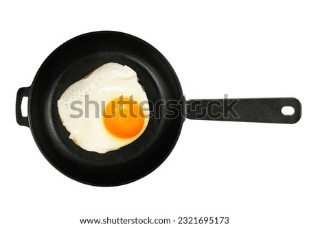 Frying pan isolated on white background Royalty-Free Stock Photo #2321695173