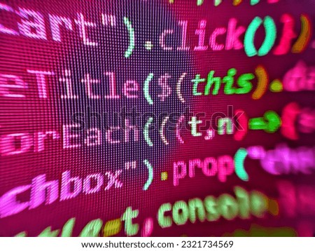 Virus malware concept. Stock market pricing abstract. PHP da. Programming code abstract background screen of software