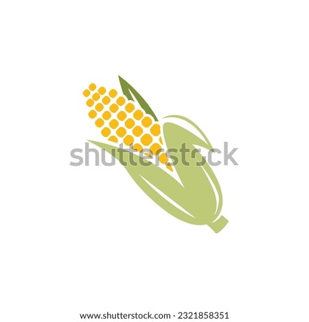 Corn farm logo template, corn vector icon. Royalty-Free Stock Photo #2321858351