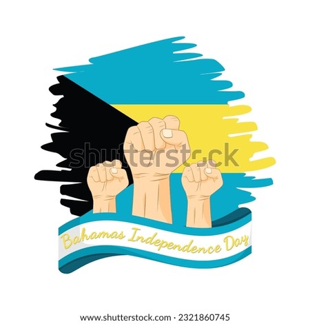 Vector Graphic of Bahamas Independence Day