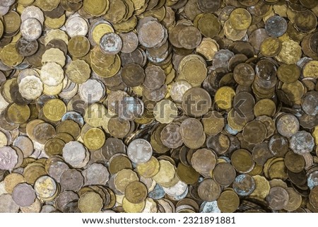 Old coins background money background