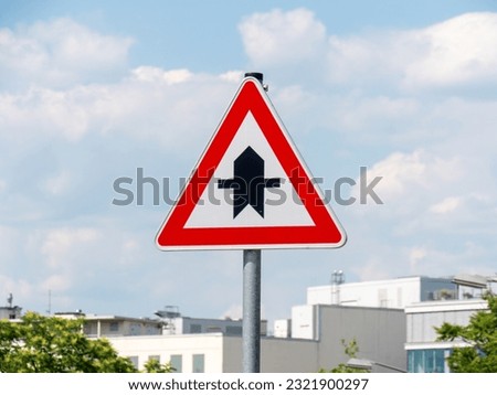 Priority Sign Traffic Sign 301: Observing Right-of-Way Rule at the Next Intersection