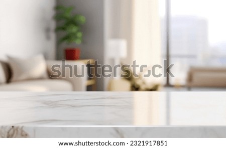 table mable in living room design for background Royalty-Free Stock Photo #2321917851