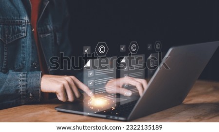 concepts of copyright or intellectual property patents ,piracy protection, proprietary representation ,legitimate innovations and inventions ,patent campaigning ,copyright infringement ,trademark Royalty-Free Stock Photo #2322135189