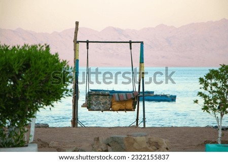 A picture of swing on one of the beaches