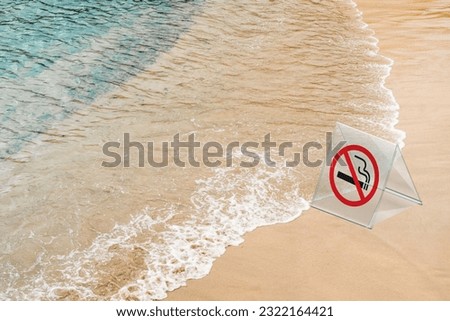 Beach Closure Alert: Caution - Beach Closed Sign