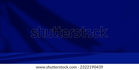 Blue Background Dark 3d Studio Minimal Kitchen Table Display Room Abstract Scene Business Light Shadow Leaf Texture Space Wall Floor Bg Mockup Template Beauty Luxury Wallpaper Stage Gradient Kitchen