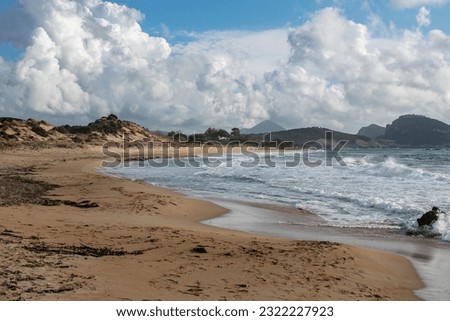 sea ​​mountain beaches all in one picture