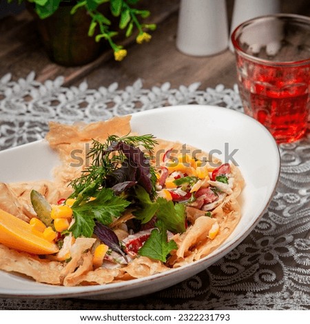 Salad photos. Food photography for restaurant and cafe menu. Salads pictures.