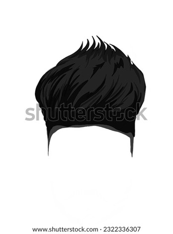 Shape Vector Men's Hair With a Prancing Model