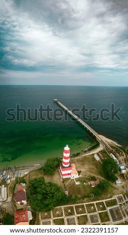 Shabla Light house. The oldest lighthouse on the Bulgarian Black Sea
