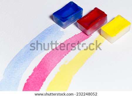 The three primary colors